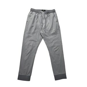 Under 510 Jogger Pants Mens 28x25 Gray Elastic Waist Stretch Zip Pocket